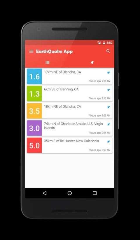 EarthQuake App screenshot 6