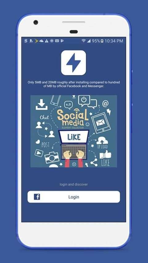 Mini for Facebook - Lite messenger screenshot 5