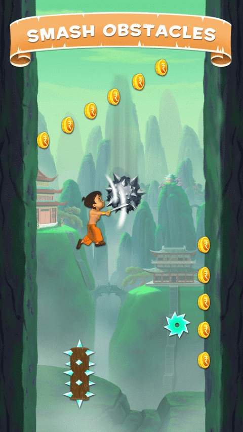 Chhota Bheem Kung Fu Jump screenshot 1