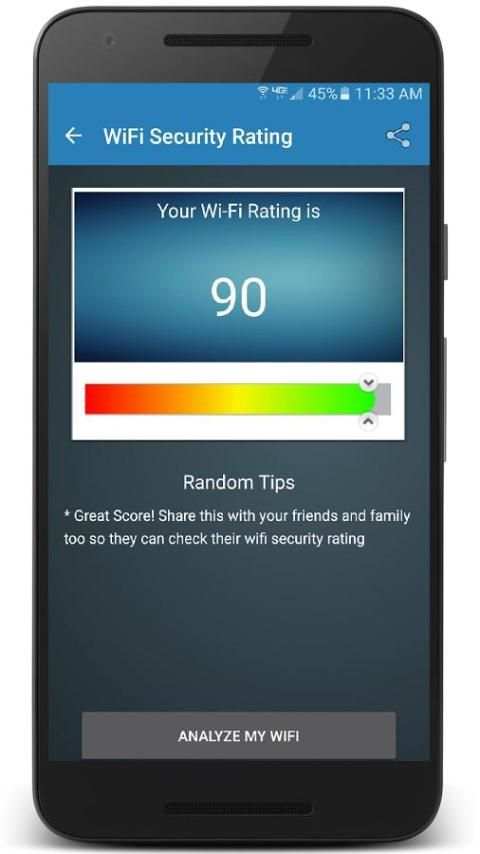 WiFi Security-Encryption Score 2 تصوير الشاشة