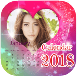 กรอบรูปปีใหม่2018 กรอบรูปปฏิทิน2018 กรอบรูปใหม่ๆ icon