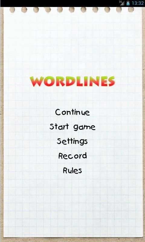 Wordlines screenshot 3