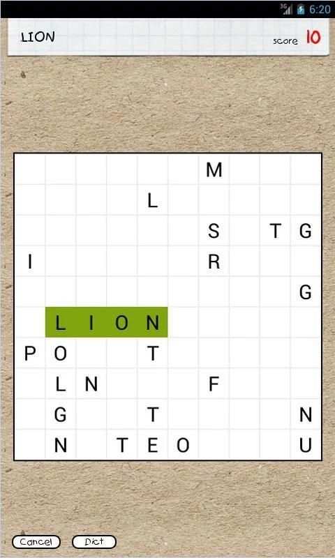 Wordlines screenshot 2