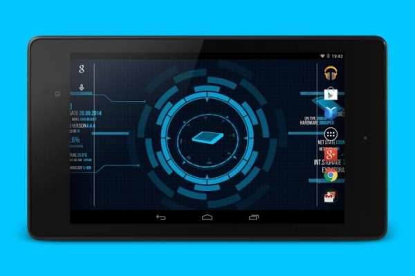 Holo Droid Free - best device info live wallpaper screenshot 2