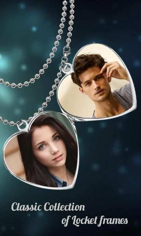 Dual Love Locket Photo Frames 3 تصوير الشاشة