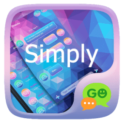 (FREE) GO SMS SIMPLY THEME أيقونة