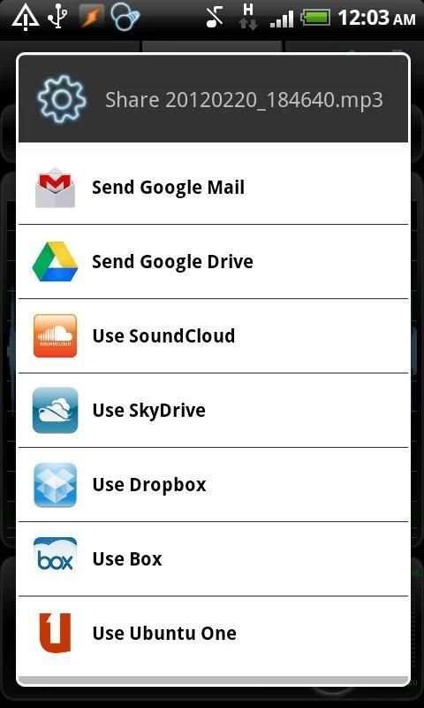RecForge Lite - Audio Recorder скриншот 2