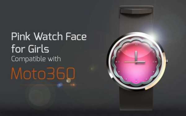 Pink Watch Face for Girls screenshot 6
