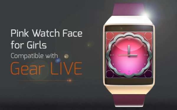 Pink Watch Face for Girls 4 تصوير الشاشة