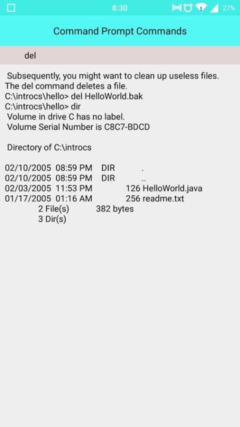 Command Prompt Commands screenshot 3