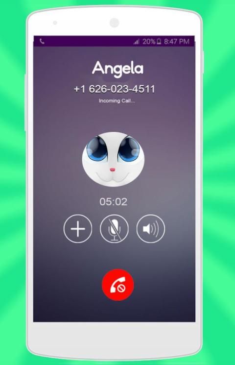 Call Simulator For Talk Angela أيقونة