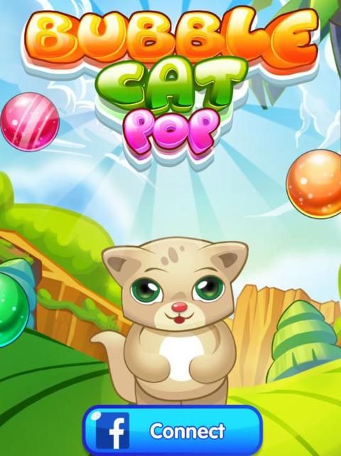 Bubble Cat Pop скриншот 1