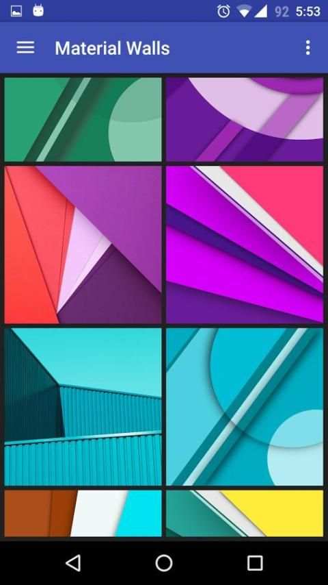 Material Wallpapers(Android M) स्क्रीनशॉट 6