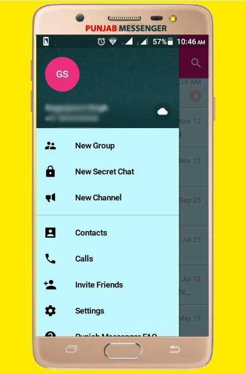 PUNJAB MESSENGER-CHATTING AND VOICE CALL APP screenshot 1