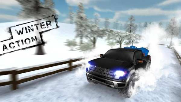 4x4 Off-Road Winter Game screenshot 1