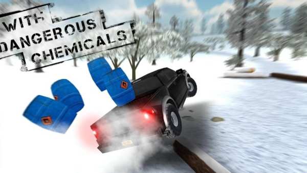 4x4 Off-Road Winter Game screenshot 2