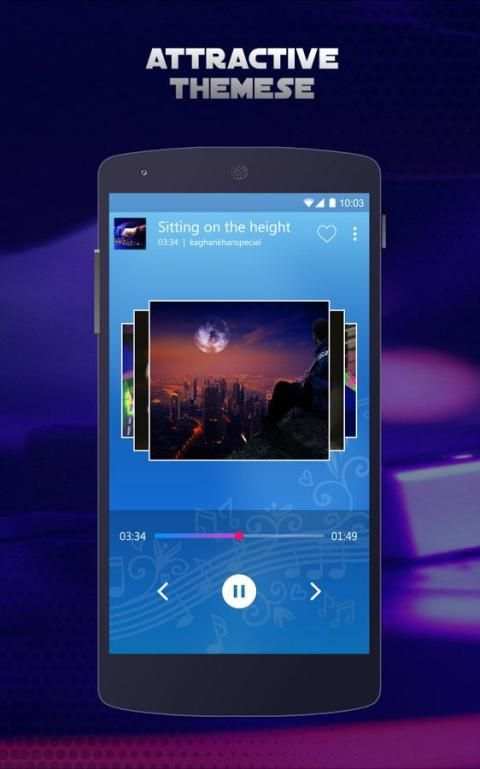 Music Player Free : MP3 Player скриншот 2
