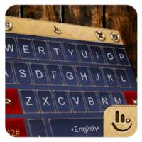 Gold Canvas Jeans Keyboard Theme on 9Apps