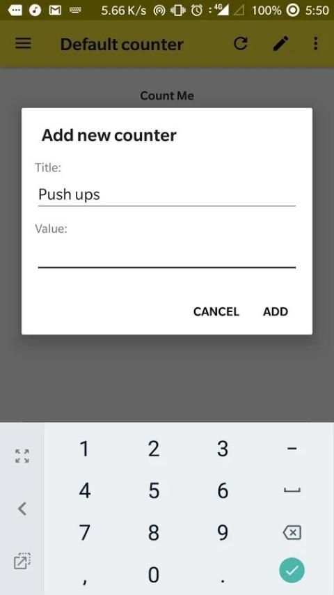 Counter screenshot 4
