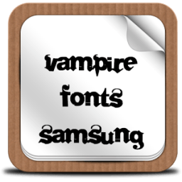Vampire Fonts For Samsung أيقونة