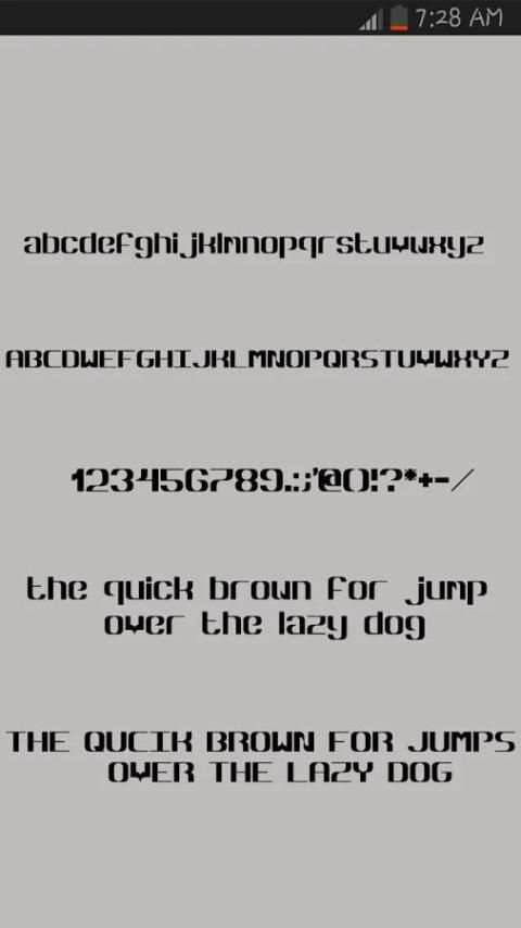 Vampire Fonts For Samsung скриншот 3