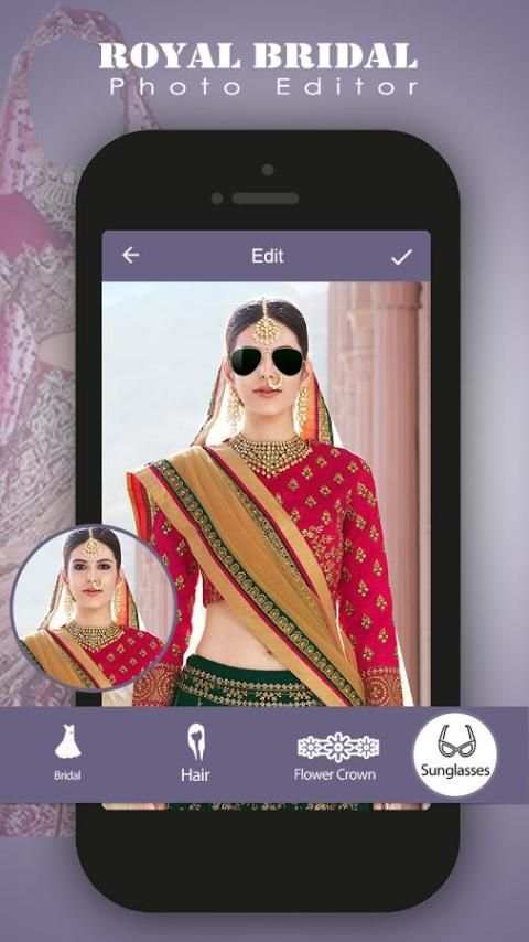 Royal Bridal Photo Editor screenshot 3