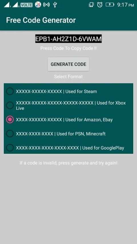 Gift Code Generator скриншот 3
