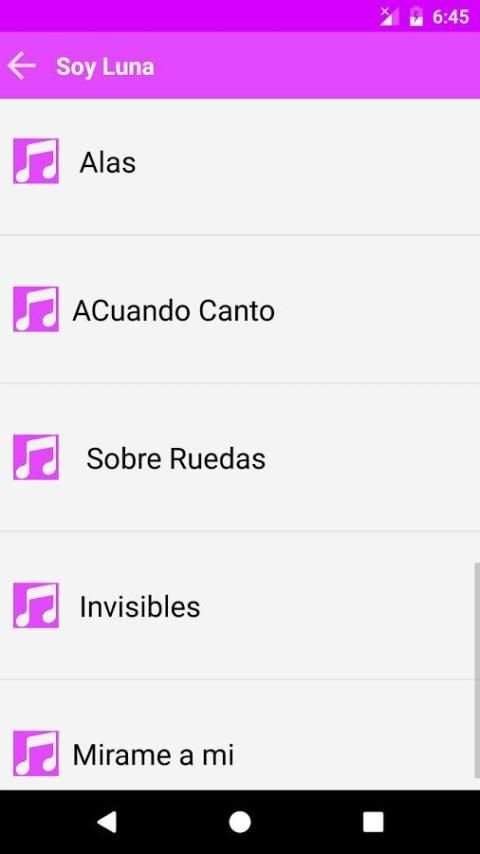Soy Luna musica y letras screenshot 2
