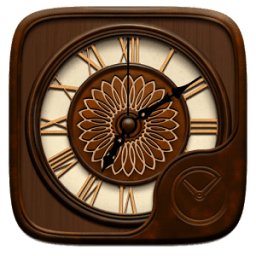 Wood GO Clock Theme иконка