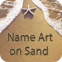 Name Art on Sand