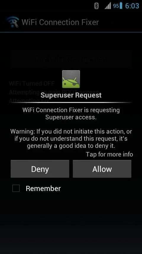 WiFi Connection Fixer *ROOT* स्क्रीनशॉट 2