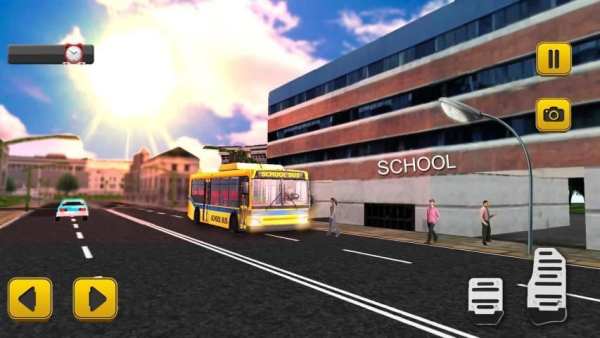 Schoolbus Driver 3D SIM : Drive and Park The Bus 9 تصوير الشاشة
