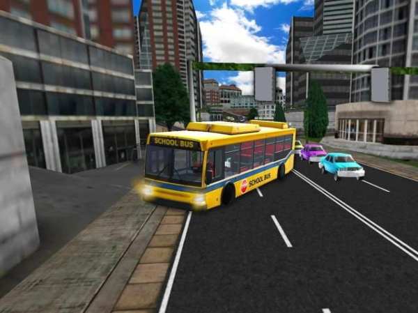 Schoolbus Driver 3D SIM : Drive and Park The Bus स्क्रीनशॉट 1