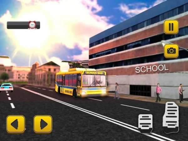 Schoolbus Driver 3D SIM : Drive and Park The Bus 4 تصوير الشاشة