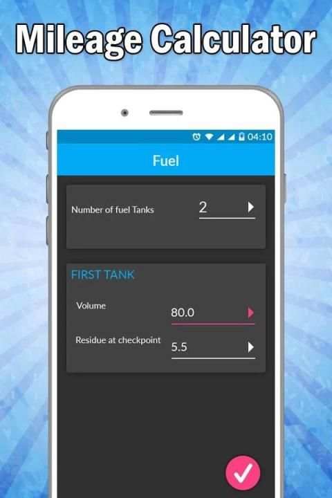 Mileage Calculator 3 تصوير الشاشة