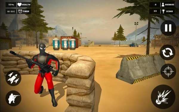 Spider vs Gangster Sniper Shooting screenshot 2