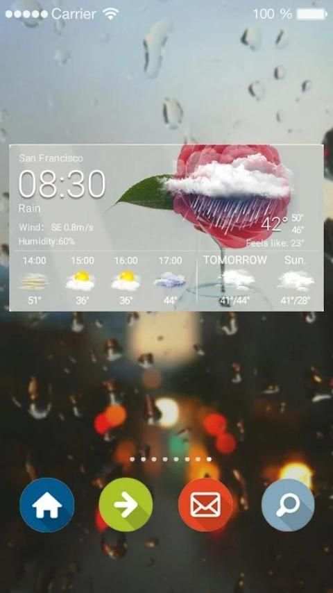 Desktop Weather Widget स्क्रीनशॉट 4