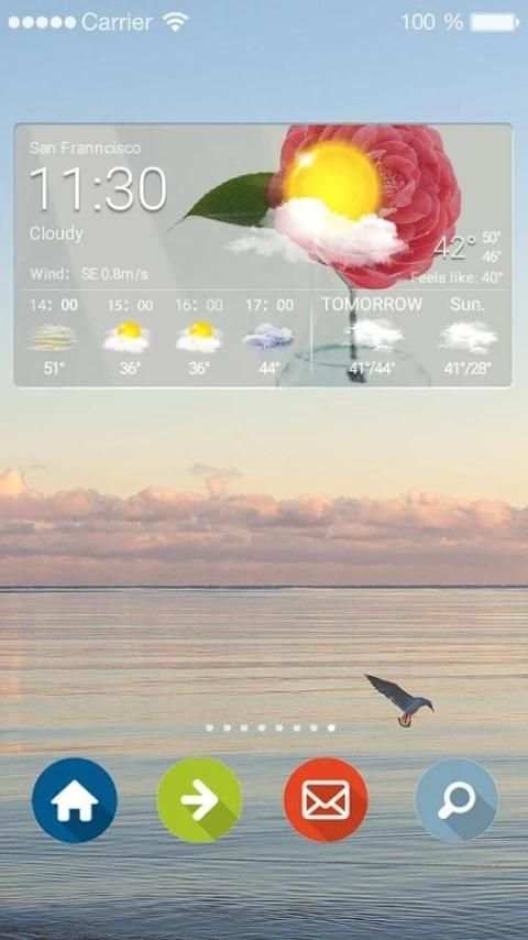 Desktop Weather Widget स्क्रीनशॉट 2