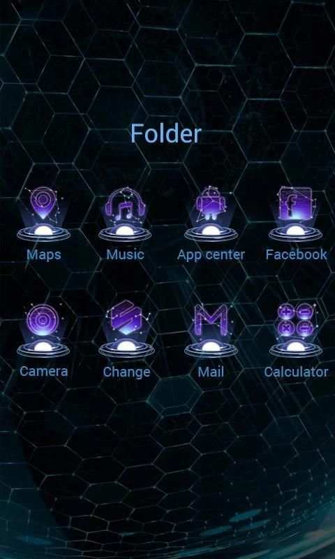 Galaxy V Launcher Theme 3 تصوير الشاشة