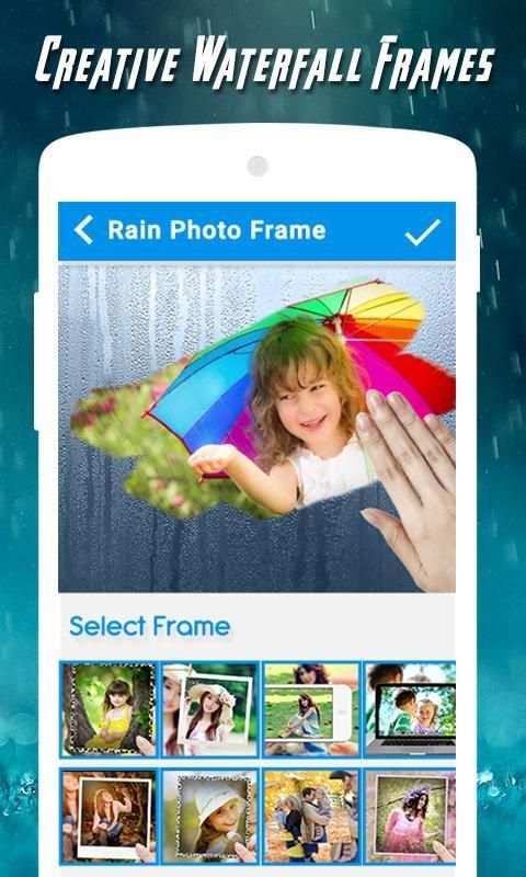 Rain Photo Frame screenshot 3