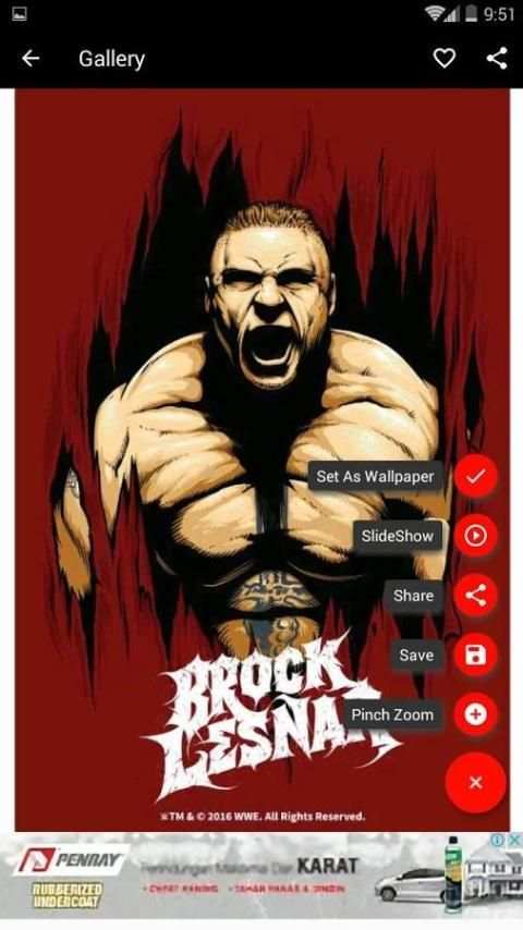 Brock Lesnar Wallpapers WWE 3 تصوير الشاشة