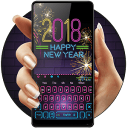 Happy new year 2018 आइकन