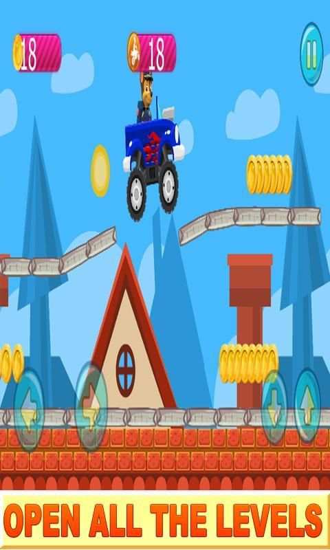 Paw Puppy Car Speed Racing 1 تصوير الشاشة