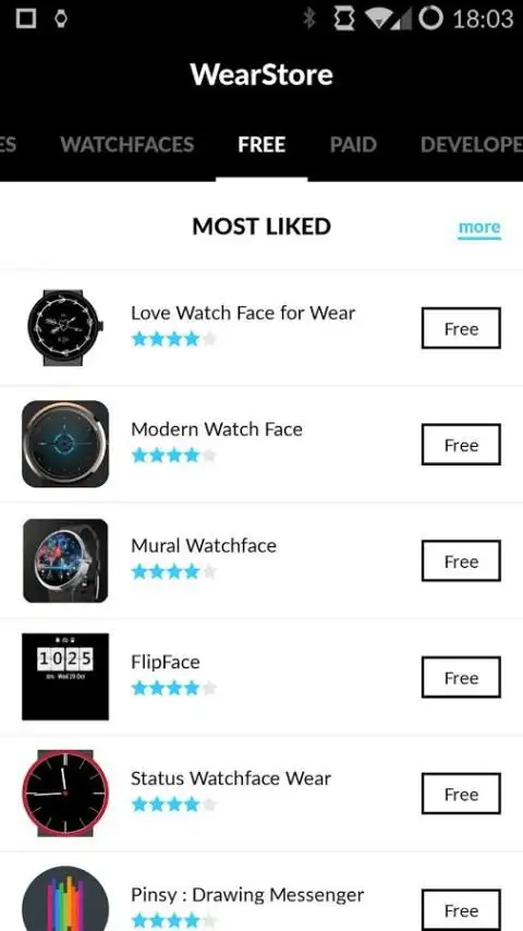 Wear Store for Android Wear screenshot 1