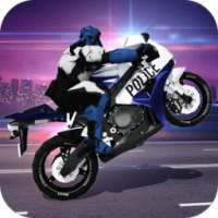 Police Moto Bike Robot Racing