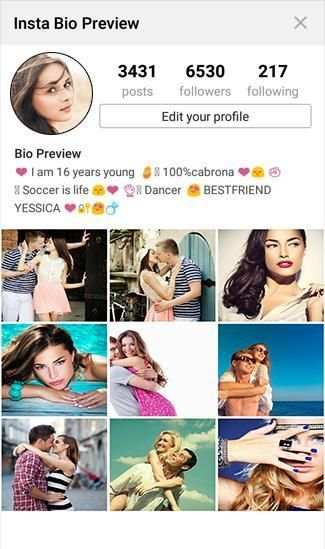 Bio Status For Instagram screenshot 5