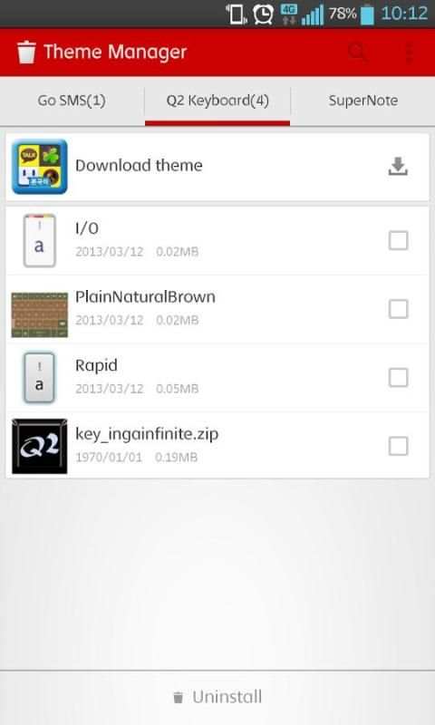 Theme Manager स्क्रीनशॉट 2