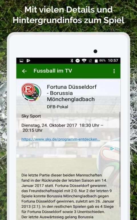 Fussball im TV live screenshot 5