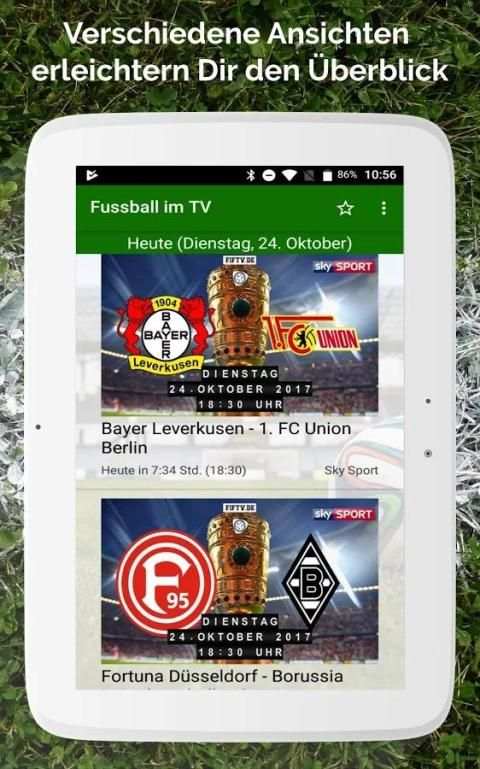 Fussball im TV live screenshot 13
