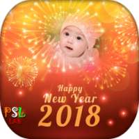 New Year 2018 Photo Frame